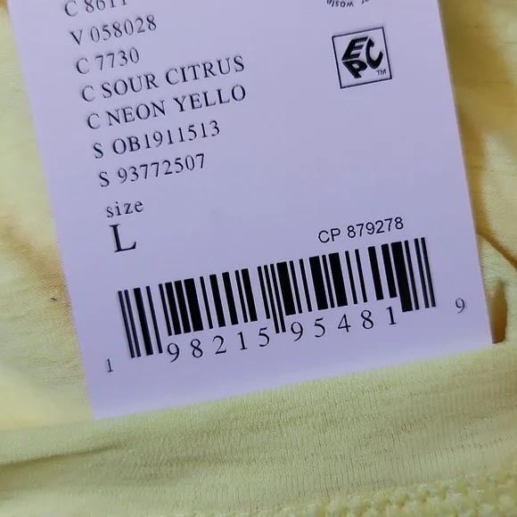 FP Movement Tempo Sport Mode Tank Top Yellow L Ruched Shirt Free People Athletic - Picture 10 of 13